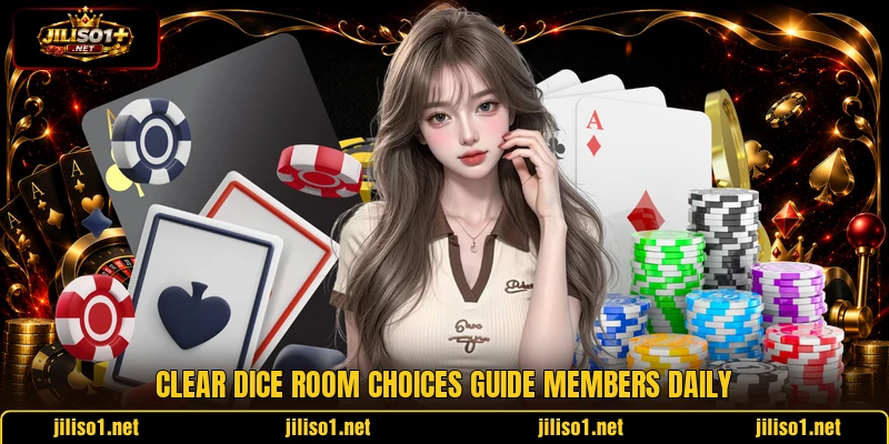 Clear dice room choices guide members daily