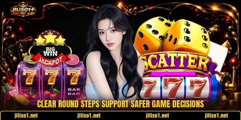Clear round steps support safer game decisions Clear round steps support safer game decisions