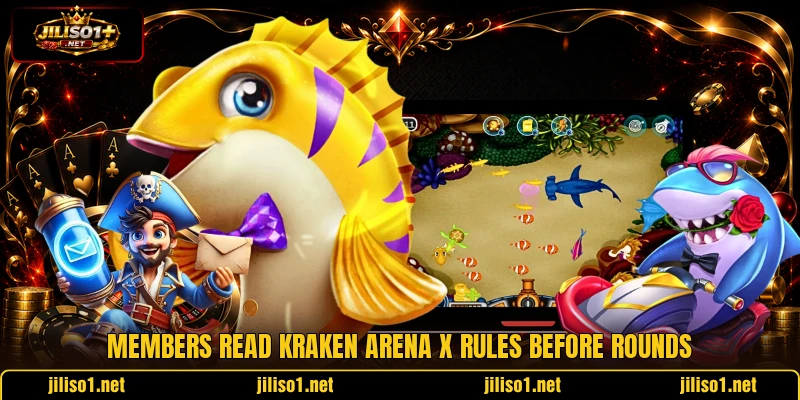 Members read Kraken Arena X rules before rounds Members read Kraken Arena X rules before rounds