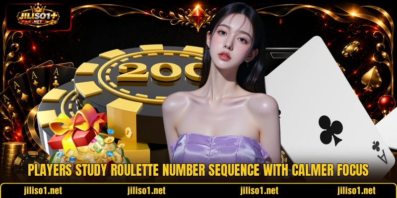 Players study roulette number sequence with calmer focus Players study roulette number sequence with calmer focus