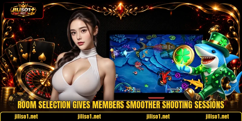 Room selection gives members smoother shooting sessions Room selection gives members smoother shooting sessions