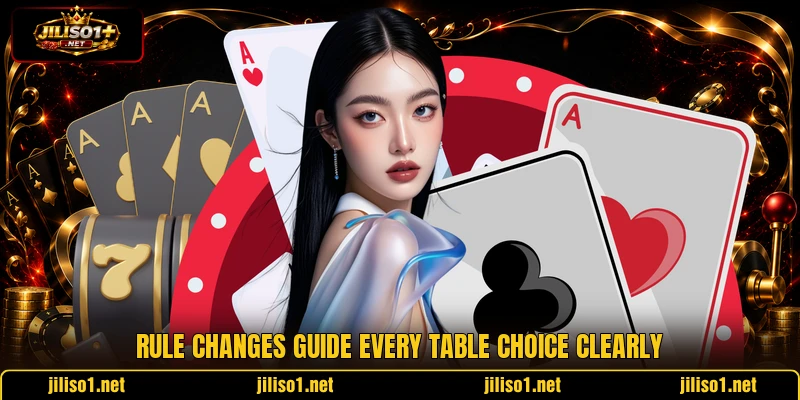 Rule changes guide every table choice clearly Rule changes guide every table choice clearly