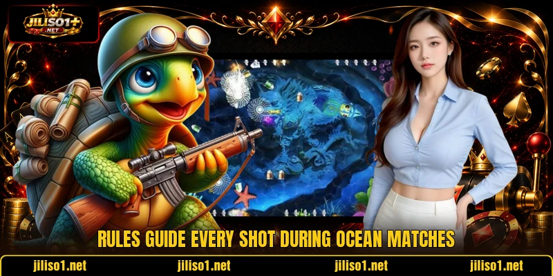 Rules guide every shot during ocean matches Rules guide every shot during ocean matches