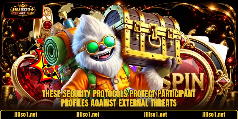 These security protocols protect participant profiles against external threats